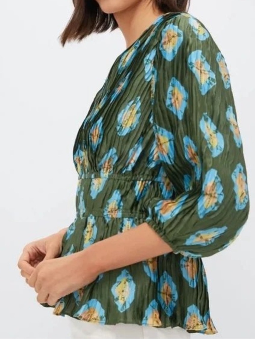 NWT Tuckernuck diamond print top - Picture 3 of 9